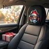 Interior Protection for SUVs 2Pcs Santa Car Headrest Covers, Christmas Printed Pillow Cases, Universal Fit Soft Polyester Auto Guards Most Vehicles,