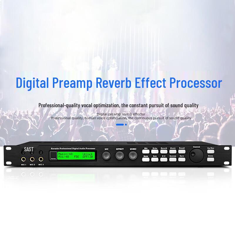 SAST LX-800 Professional Digital KTV Audio Processor CN Plug (adapter Included)