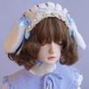Teens Girl Cosplay Lace Hairband Gothic Rabbit Ear Headband Subculture Headpiece