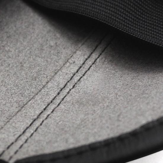 Black Leather Car Center Armrest Box Protection Cover For VW Golf 6 2010-2013