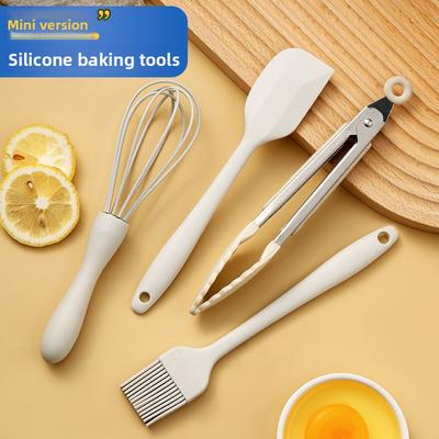 All-in-one Silicone Spatula, Food-grade, High-temperature Resistant Oil Brush, Egg Beater, Home Baking Tool Set