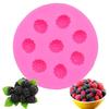 Strawberry Blueberry Mulberry Pineapple Orange Fondant Chocolate Jelly Candy Resin Fruit Silicone Mold Cake Decorating Tool