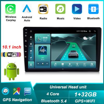 Radio universal Android 10.1" Auto Android Player Suport player pentru mașină Legătură oglindă Vedere din spate WIFI GPS BT FM Control pe volan