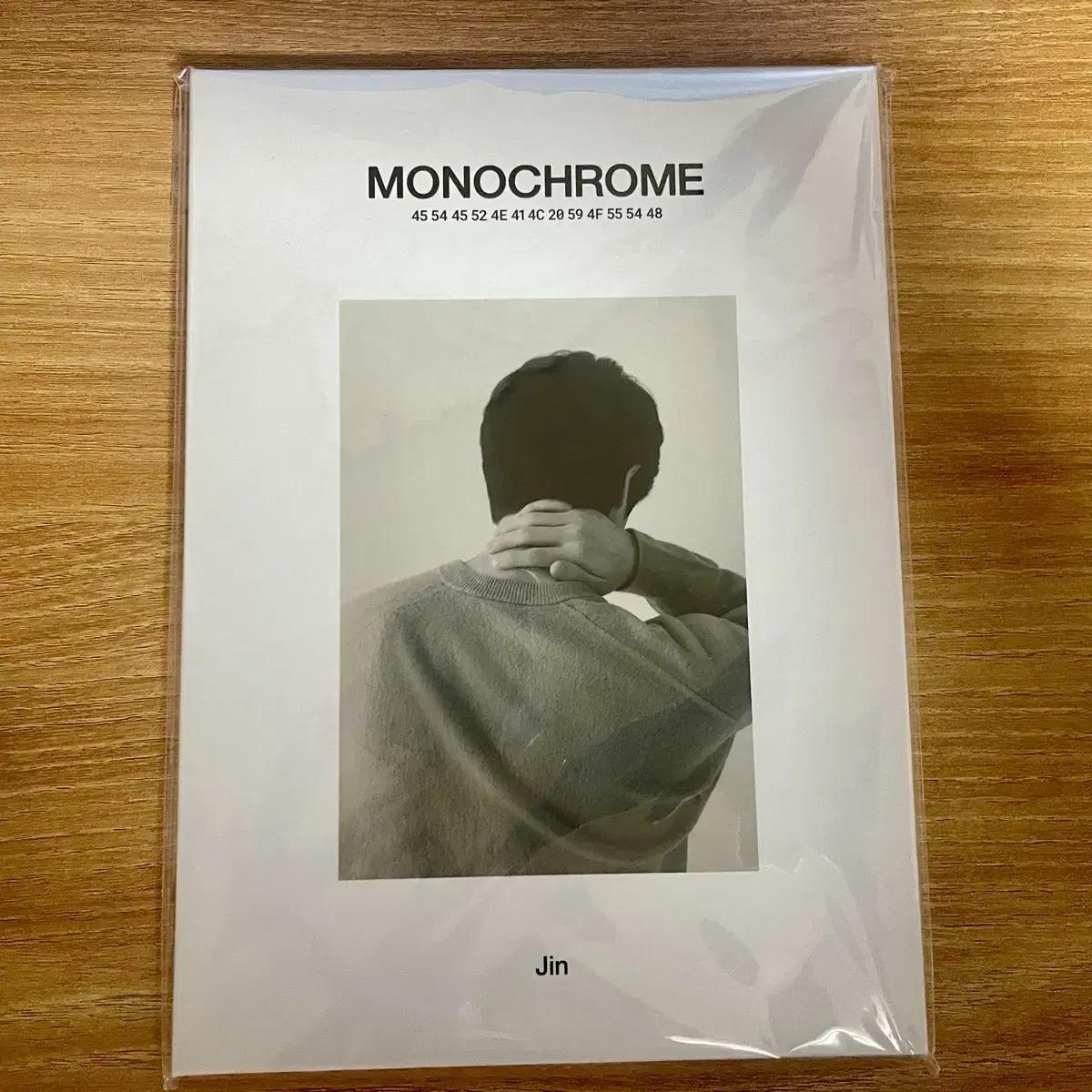 

BTS Джин Джин Монохромный Альбом Открыток Сокджин Бтс