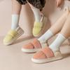 Down cloth warm cotton shoes winter thickened velvet indoor cotton slippers couple bag and home shoes