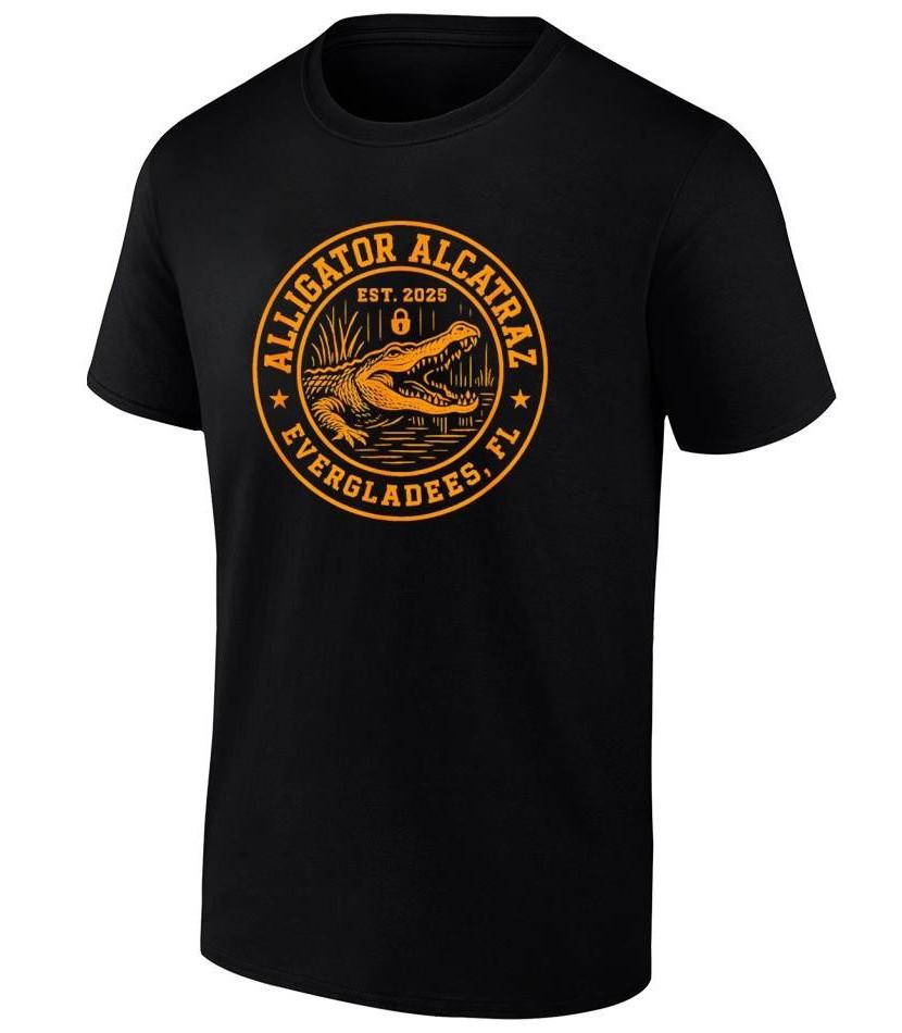 Comfort Colors Alligator Alcatraz Florida Everglades 2025 Shirt Size S-5XL Unisex T-Shirt S