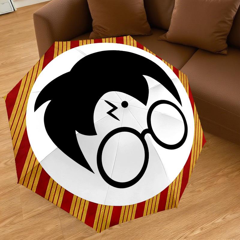 1PC Harry Potter Glasses Umbrella-8-Rib Reinforced, Automatic Open, Lightweight & Durable, Cute Fashion Accessory for Outdoor, D2710