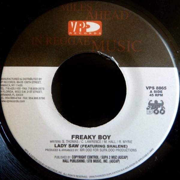 

7-дюймовая пластинка LADY SAW, SHALENE / BEENIE MAN & GE - Freak Boy / Good Days VPS8865 VP Records США Регги, Ска и Даб Б/У