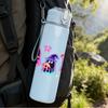 1PC Colorful Halloween Ghost Cartoon Print 750ml Color Plastic Sports Water Bottle Leakproof Flip Straw Lid Suitable for Sports Office Home Use