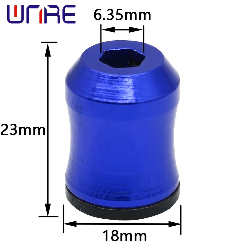 Enhanced Magnetic Anti-Slip Ring for Hand Drills: Magnetized, Hardened, with Detachable Bits and Bead-Locking Tech