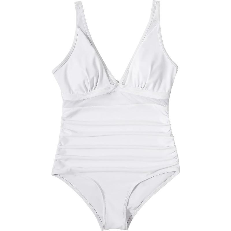 One-piece swimsuit Sexy tight clear bikini swimsuit, backless perspective