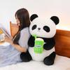 Süßes Milchtee Panda Plüschtier Kinder Beruhigungskissen Puppe Automatendoll Zoo Souvenir