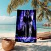 Personalized Customized Proof Beach Towel with Wednesday Addams Pattern - Soft, Absorbent,quick-drying,perfect Swimming,camping&bathing