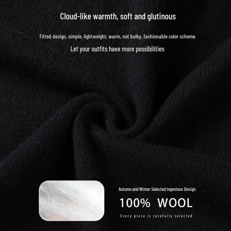 SNOWFLYING Women's 100% Merino Wool Hooded Cardigan Sweater