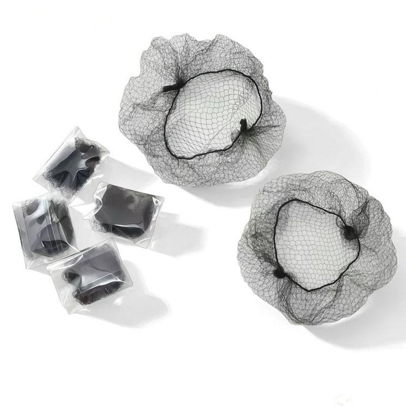 10-100Pcs Elastic Nylon Hairnet Hair Nets For Wigs Weave Invisible Hair Soft Lines Dancing Hairnet for Bun Hair Styling Tools