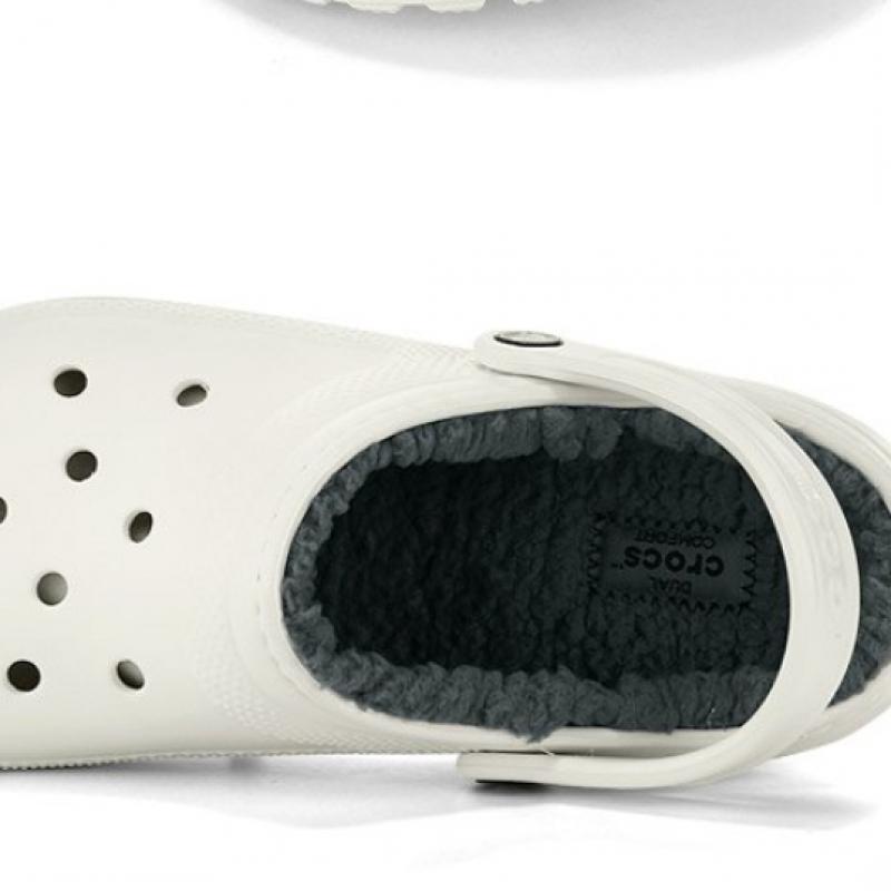 Crocs Classic Lined Clogs Wool Indoor Shoes 203591 10m