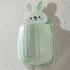 Cute Rabbit Storage Box Toothbrush Chopsticks Drain Rack Miscellaneous Storage Rack Cute Pet Multi-purpose Free Punch Shelf