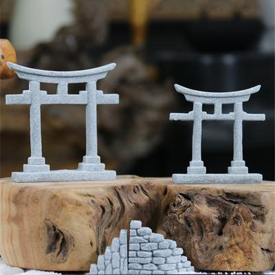 Simüle edilmiş Kyoto Japon Torii Süsleri Gerçek Benzersiz El Yapımı Çok Aranan Ayrıntılı Şık Bonsai Dekorasyon İhtiyacı