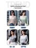 Autumn Korean Style Women's Slim-Fit Long Sleeve Round Neck T-shirt