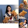 Adorable Orange Capybara Plush Toy Soft Cuddly Stuffed Animal Doll For Kids