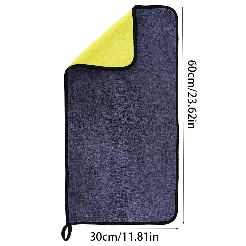 High-density Car Wash Towel, Coral Fleece Double-sided Thickened Car Towel, Absorbent Glass Cleaning Towel, Multi-functional Towel