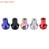 Y4UA Aluminum Shifter Boot Retainer Universal Shifter Knob Adapter Connector for Vehicle M12x1.25 Shifter Knob Boot Retainer