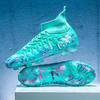 High-top Broken Nails Football Shoes Boys and Girls Adult Breathable Non-slip Training Shoes Long Nails Competition Sports Shoes