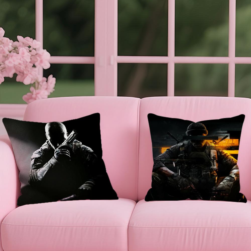 D-Duty-s Black Ops Cushion Cover 2-in-1 Reversible Plush Pillow Cover | Car/Sofa/Bed | Perfect Gift