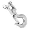 650kg 1000kg 304 Stainless Steel Swivel Lifting Hook with Latch Rigging Accessory