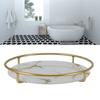Bathroom Tray Skid Resistant Bathroom Vanity Tray Stylish Elegant Countertop   Tray for Cosmetics Jewelry