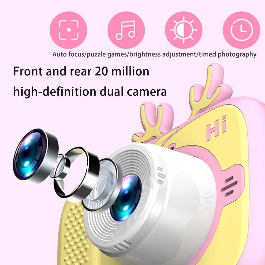 Instant Print Camera Digital Photo Camcorder 1080P High-definition