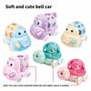 Funny Cartoon Bear Inertia Car Toy for Kids Enhances Fine Motor Skill for Children Interactive Toy Car Push and Go Toy
