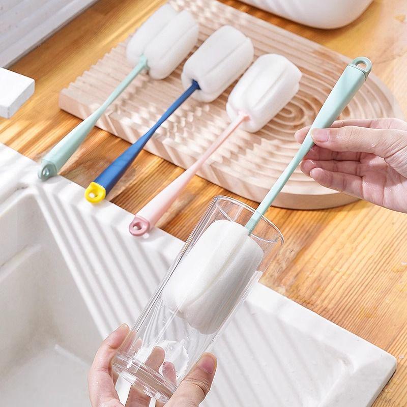 Detachable Sponge Cup Brush for Baby Bottles & Water Bottles