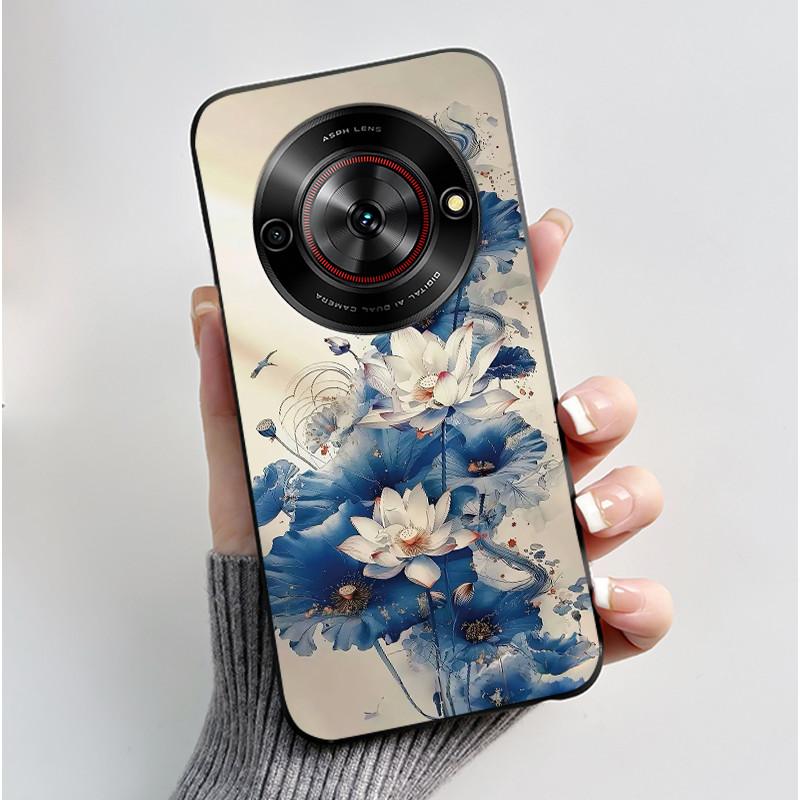 Phone Casing For ZTE Blade A75 5G Z2357N Nubia Focus 5G Case Luxury Dragon Cute Cool Boys Girls Black Soft TPU Back Shell Cover