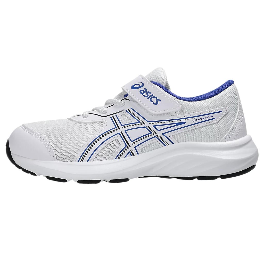 Asics Contend 9 Fashionable Simple Trendy Aesthetic Kids Running Shoes Kids Running Shoes White 1014A338-105