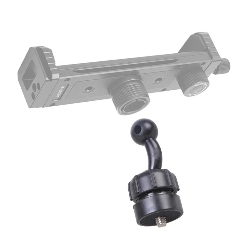 Camera Mount Adapter 17mm Ball Head To 1/4 Screw Connector & Extension Rod Suitable for Tripods Phone Holders