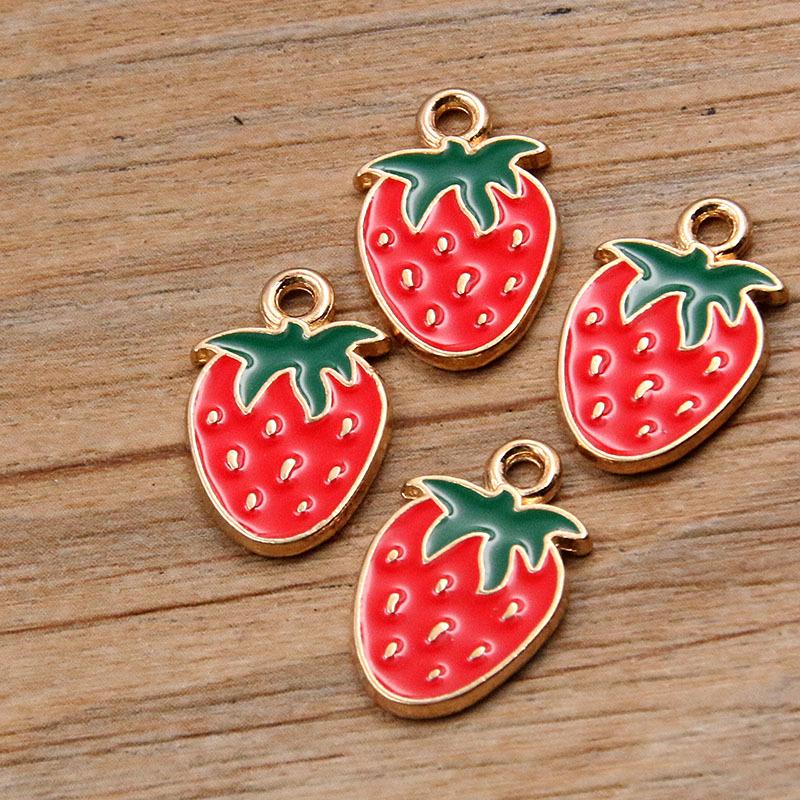 

Подвески для бижутерии из сплава своими руками: 12 стилей фруктовых подвесок (Банан, Яблоко, Ананас, Арбуз) в золотой эмали KC.