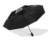 1pc Black Lace Bow Automatic Opening and Closing Folding Umbrella with 8 Iron Ribs - Portable, Foldable for Travel Yy251124173