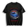 American Vintage Hotrod Custom Garage Print Tee Classic Car Culture Top Pure Cotton T-shirt