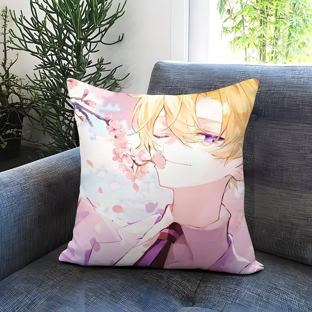 Anime Ouran High School Host Club Cushion Cover Comfortable Reversible Pillow Cover Ideal for Car Sofa Bedroom & Beyond