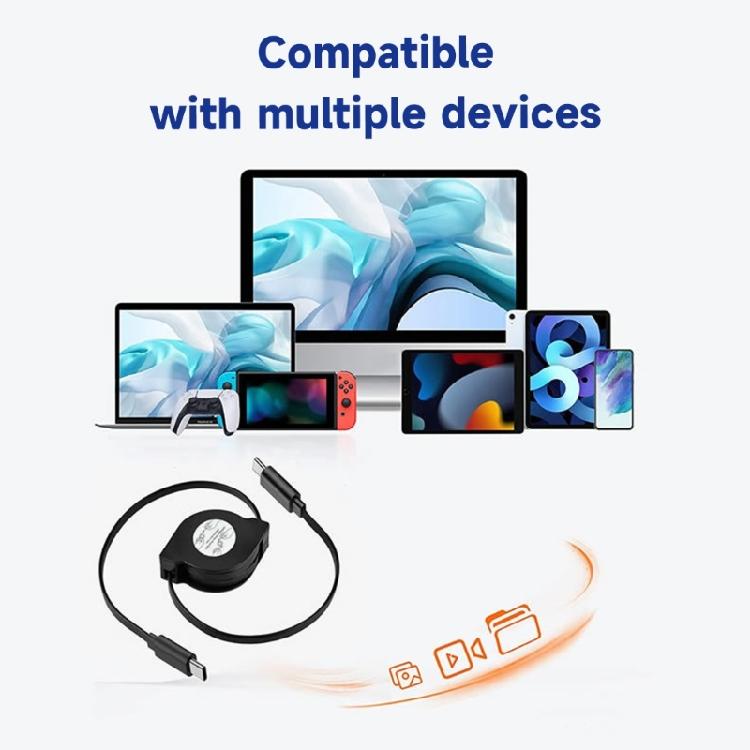 Type C Charging Cable up to 100cm, Supports QC/PD Fast Charging, 60W Power Out