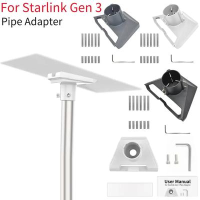 Do Starlink Gen 3 Adapter Rury Uchwyt Montażowy na Dach Rura Złącza Rur Płyta Montażowa do Standardowej Anteny Starlink V3 Podpórka