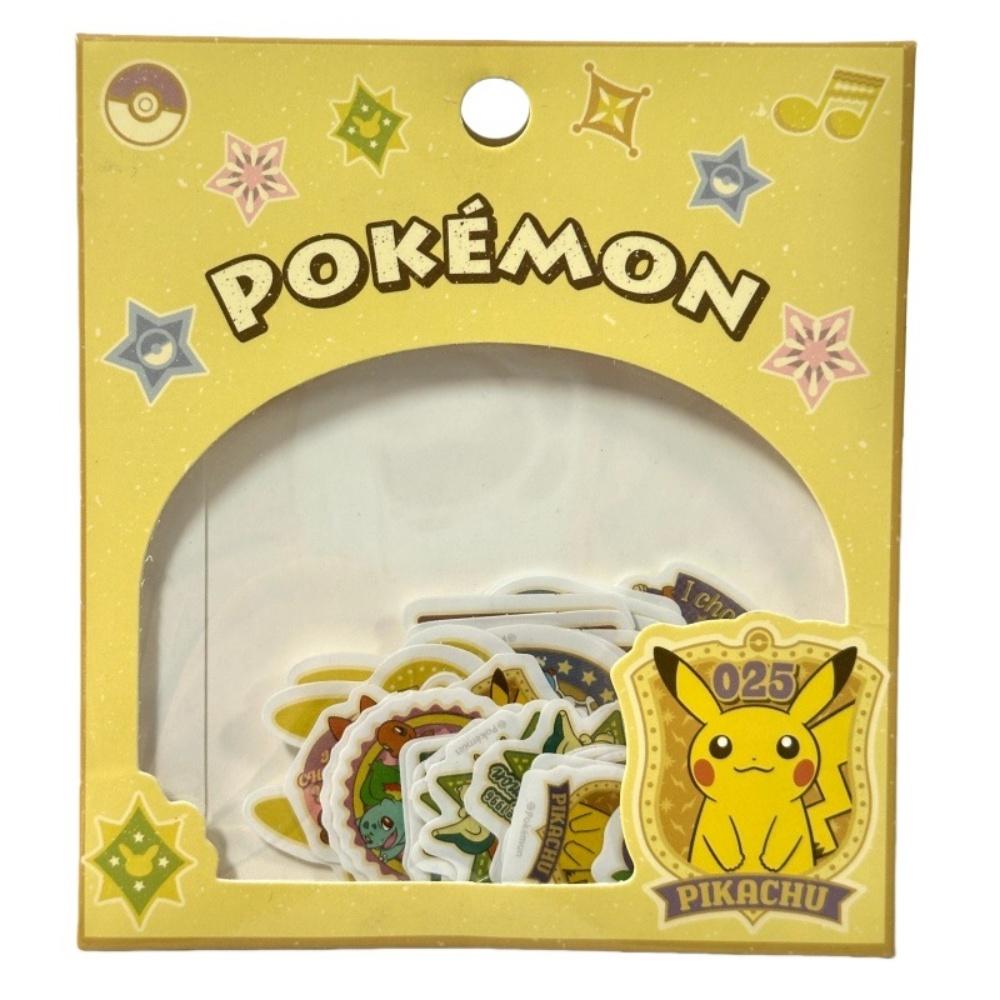 Genuine Anime Pokmon Pikachu Stickers Pack Graffiti Decals Decoration For Phone Laptop Stationery PVC Waterproof Toys Gift