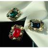 Elegant Clothing Fastener Fashion Accessory Clothing Jewelry Vintage Brooch Crystal Lapel Pin Gift for Woman Girls
