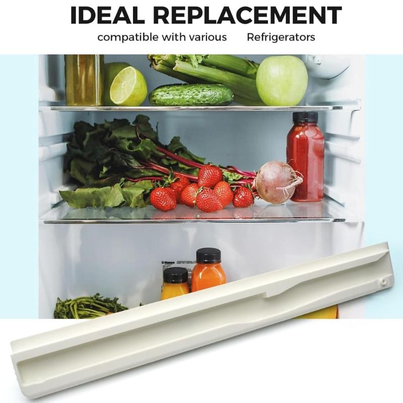 Electronics MEA40002601 Refrigerator Snack Drawer Guide Rail Right Side Replacement for LSC26905SB LSC27914SW LSC26905TT