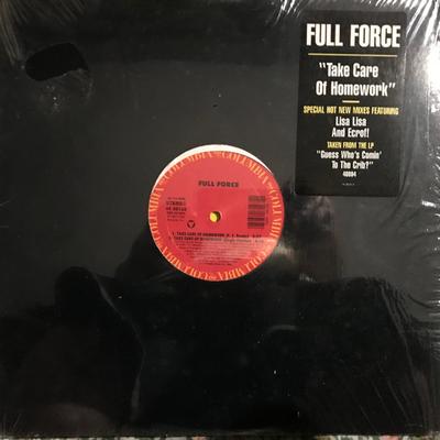 12inch Record FULL FORCE - Take Care Of Homework 4408128 Columbia 1987 US Soul/Funk Used
