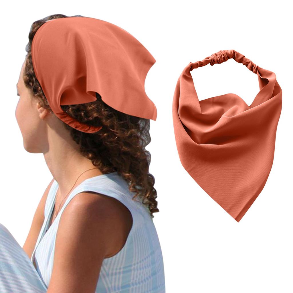 Wavy Hairband Floral Hair Bandanas Head Kerchief Women Bandana Print Hair Scarf Triangle Hair Kerchief With Ties Sweet Head Band