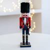 Christmas Nutcrackers Ornament, Wood Christmas Nutcrackers Soldier Figures Standing Decorations for Christmas