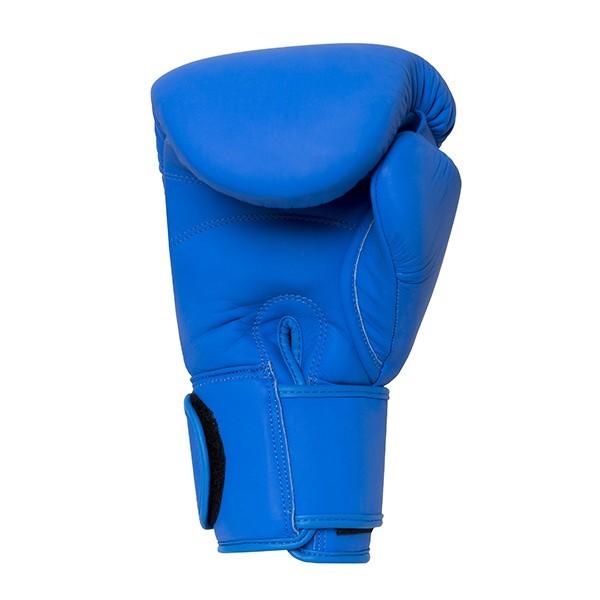 StormCloud Blizzard Classic Genuine Leather Muay Thai Gloves Blue 16oz