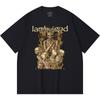 230 g/m² 100% Baumwolle Heavy Metal T-Shirt Rockband Beliebte Musik Druck Unisex Schweres Baumwoll-T-Shirt